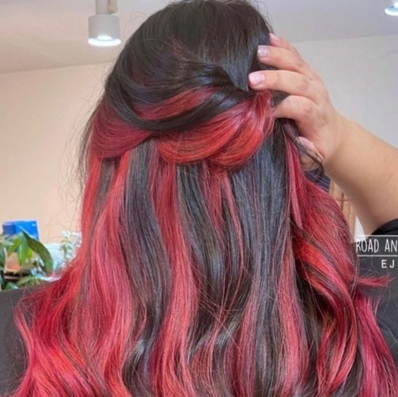 New Clip In Long 100% Human Hair Extensions 24" Extra Long Highlightes 20 Packs - Picture 1 of 9